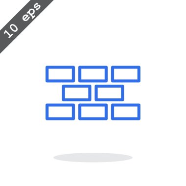 İnşaat tuğla simgesi