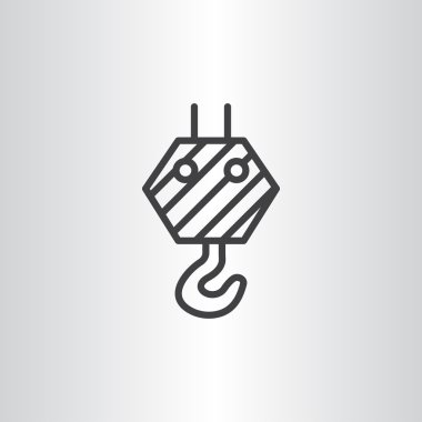 Yapı vinci kancası simgesi