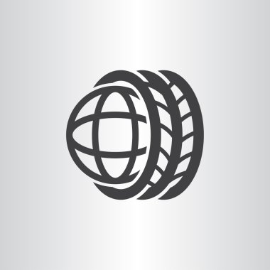 araba lastikleri ve simge