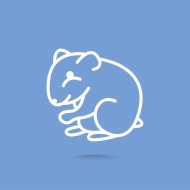 Çizgi film hamster simgesi