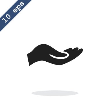 Sadaka web simgesi vermek.