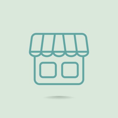 dükkan ya da mağaza simgesi