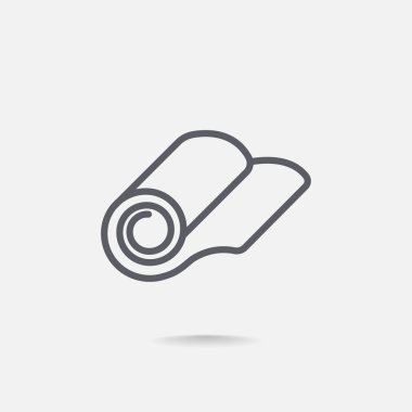 rulo duvar kağıdı simgesinin