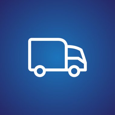 eve teslim, web simgesi.