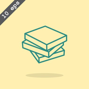 Kitaplar eğitim simgesi