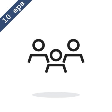 Grup insanların web simgesi