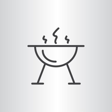 mangal barbekü simgesi