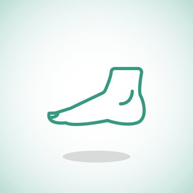 İnsan ayağı simgesi 