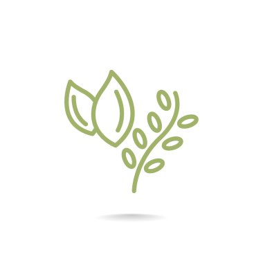 otlar, bitkiler gıda simge pişirme