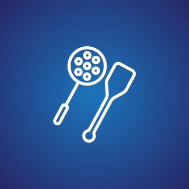  kaşık ve spatula simgesi