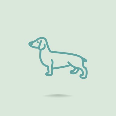 Dachshund köpek simgesi