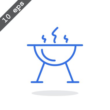 mangal barbekü simgesi