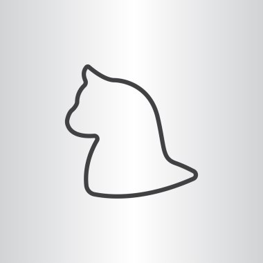 kedi evde beslenen hayvan simgesi