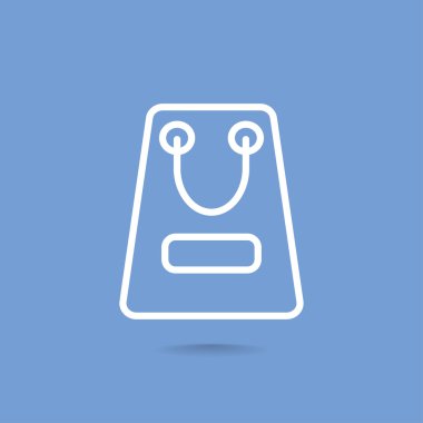 kağıt ambalaj ya da çanta simgesi