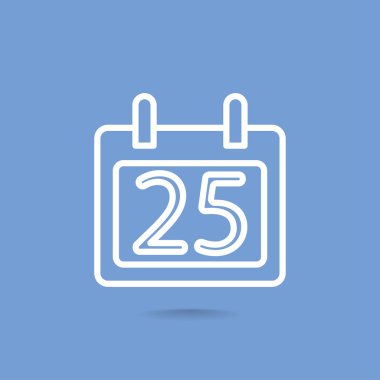 25 Aralık takvim simgesini