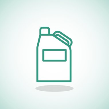 Bidon petrol simgesiyle