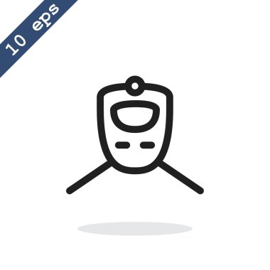 yolcu treni simgesi.