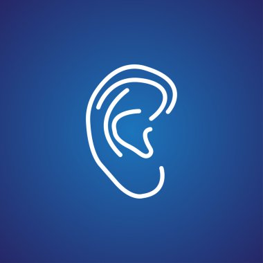 İnsan kulağının simgesi
