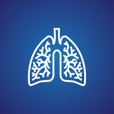 İnsan akciğerleri simgesi