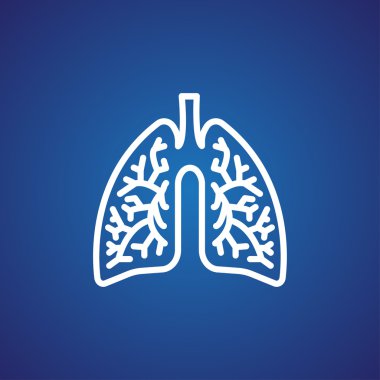 human lungs icon clipart