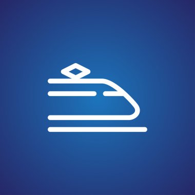 yolcu treni simgesi.