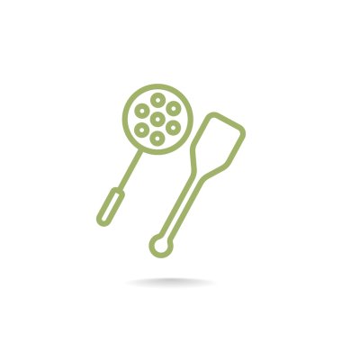  kaşık ve spatula simgesi