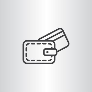 M-cüzdan ile kredi kartı simgesi