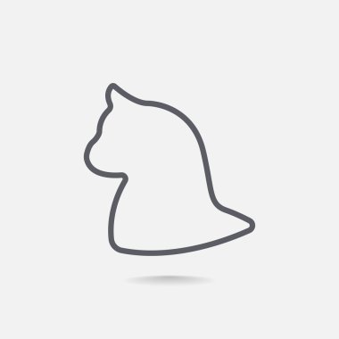 kedi evde beslenen hayvan simgesi