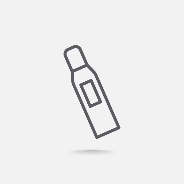 Żel, pianki lub płynne mydło butelka ikona — Wektor stockowy