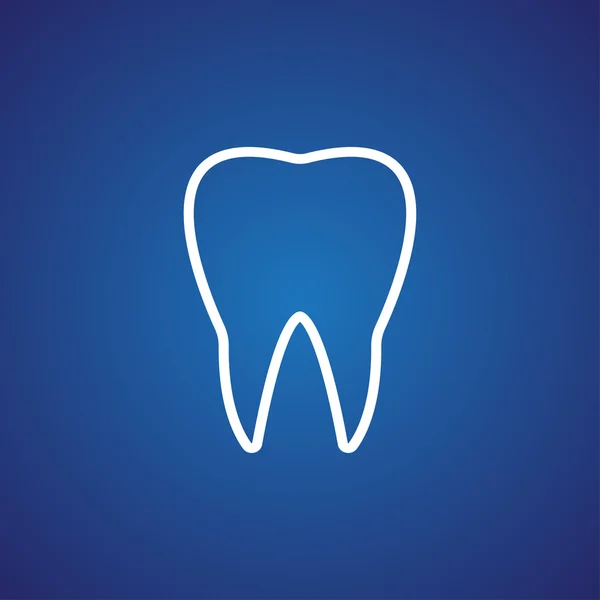 인간의 치아 의표 준 — 스톡 벡터