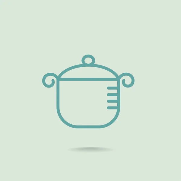 Sauce pan icon — Stock Vector