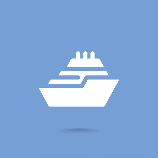 Gemi web simgesi. — Stok Vektör