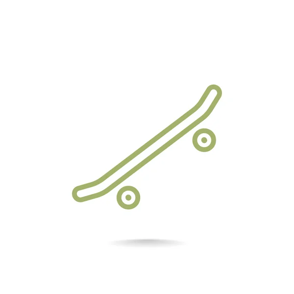 Skate board pictogram — Stockvector