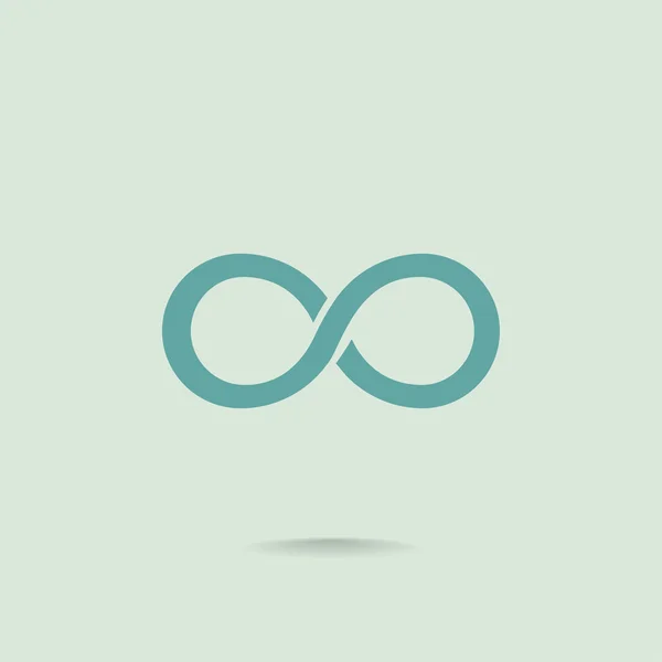 Icône signe infini — Image vectorielle