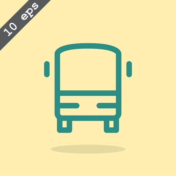 Passengers Bus icon — Stock Vector