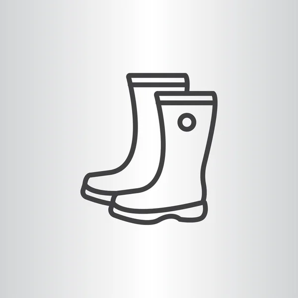 Ícone de duas botas —  Vetores de Stock