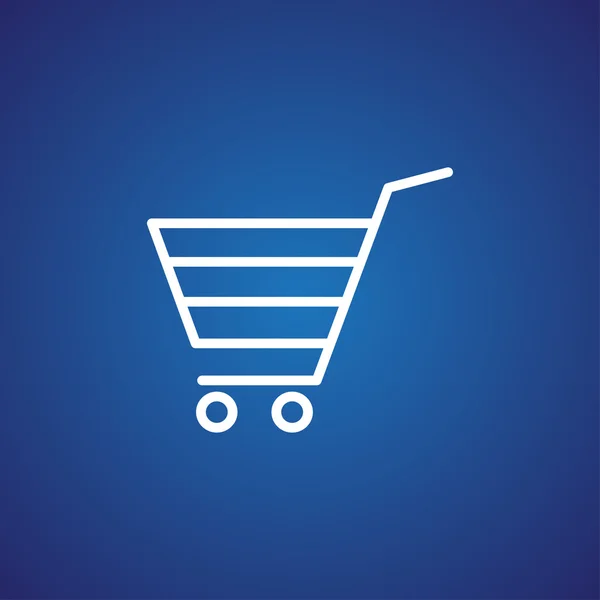 Shopping cart icon — Stock Vector