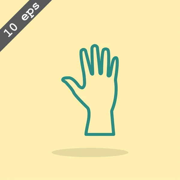 Піктограма рук людини — стоковий вектор