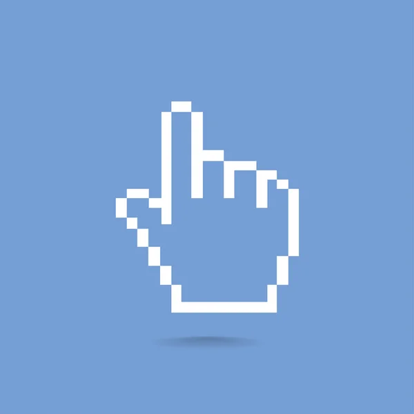 Icono del cursor de mano — Vector de stock