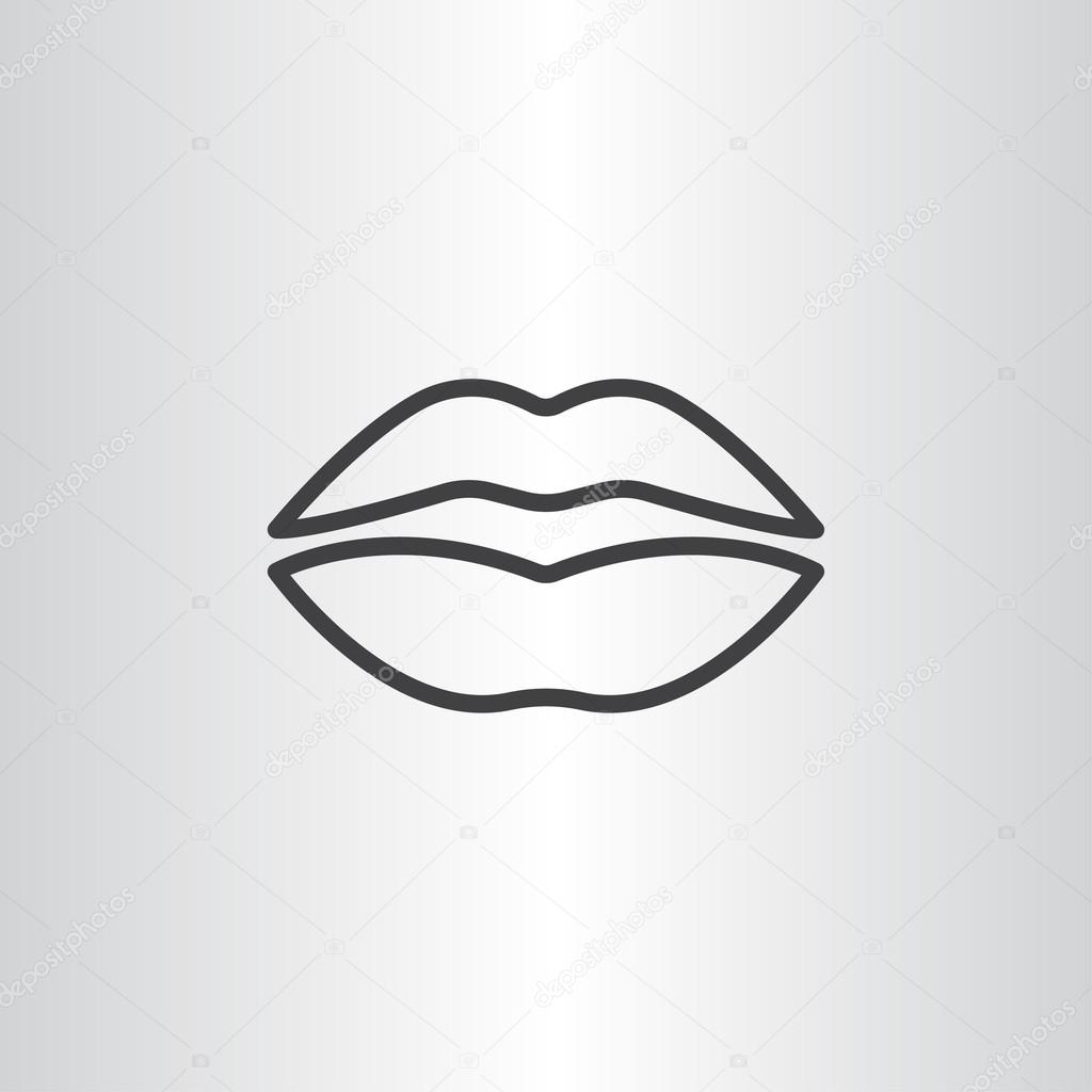 human lips icon