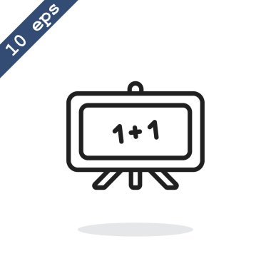 okul karatahta simgesi