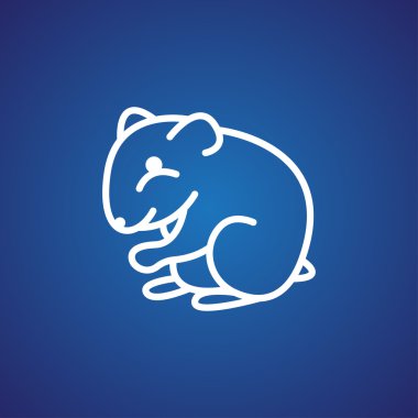 Çizgi film hamster simgesi