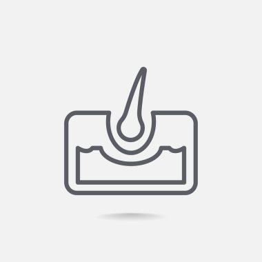 insan saçı simgesi 