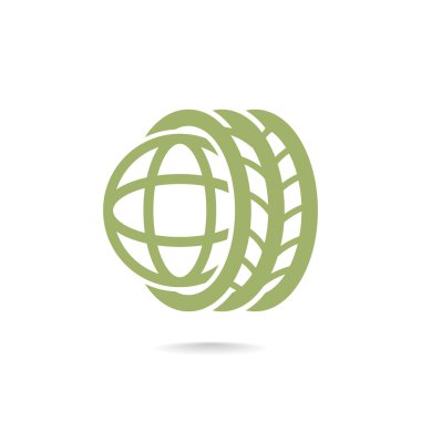 araba lastikleri ve simge