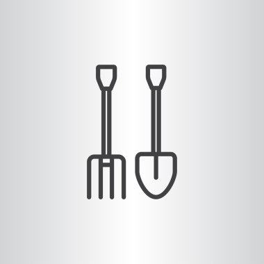 Dirgen ve kürek simgesi