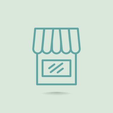 dükkan ya da mağaza simgesi