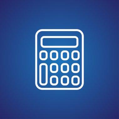 Finans hesap makinesi simge