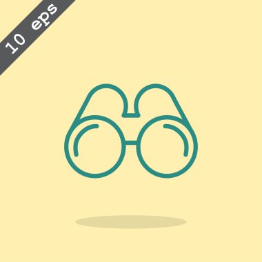 Gözleri dürbün simgesi