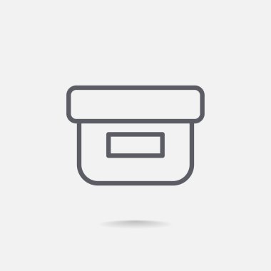 yiyecek kabı simgesi