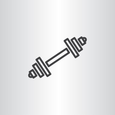 Fitness dumbbell simgesi